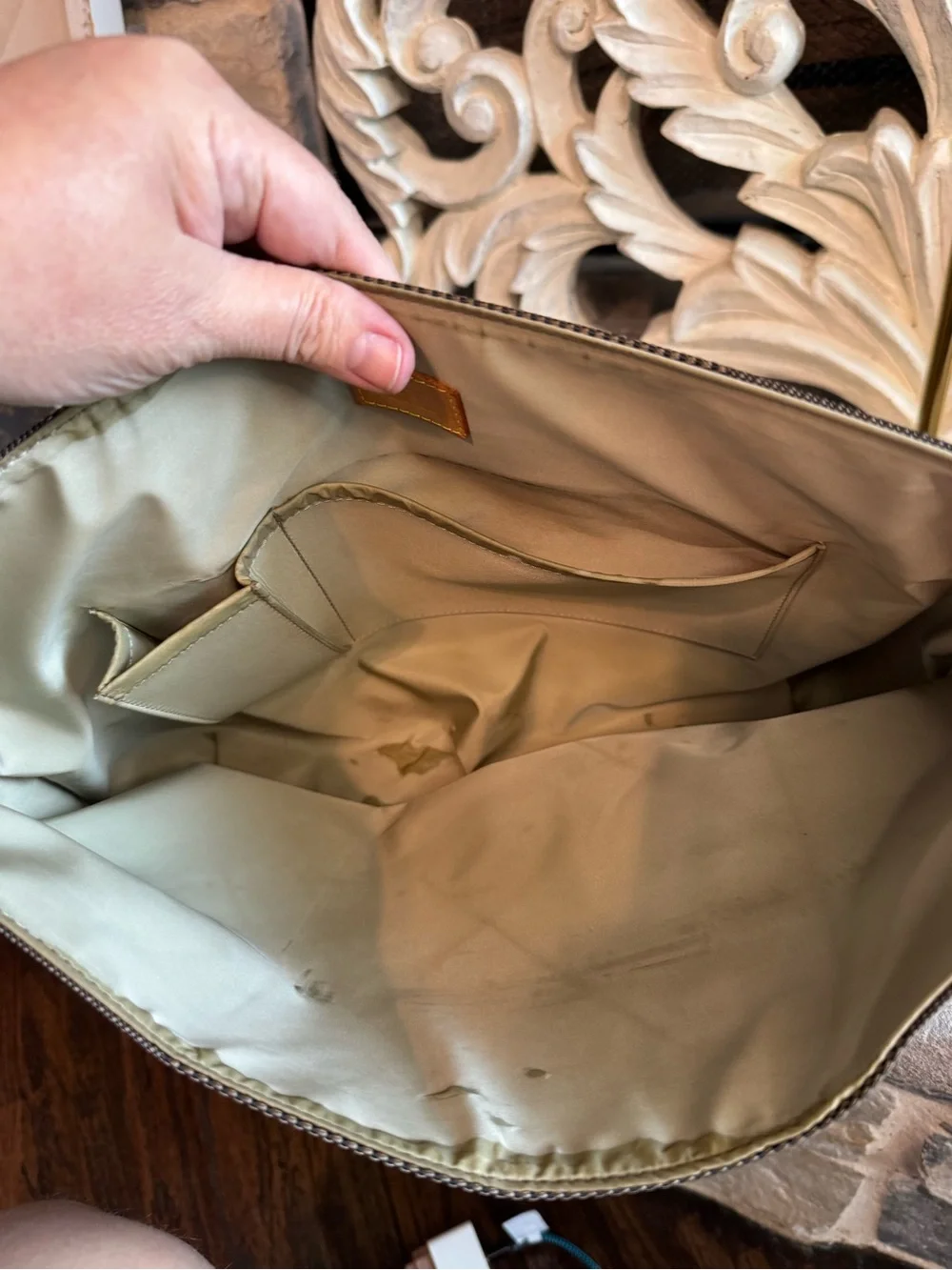 Louis Vuitton Brown and Tan Men’s Messenger Bag